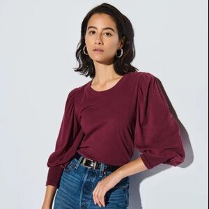 Nation LTD Loren Tee in Bordeaux